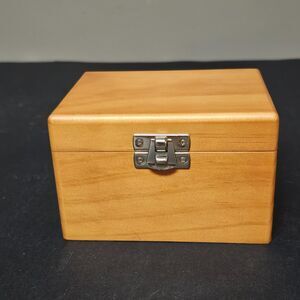 Bath & Body Works Essential Oil Storage Box Wooden Apothecary Compartments Vtg